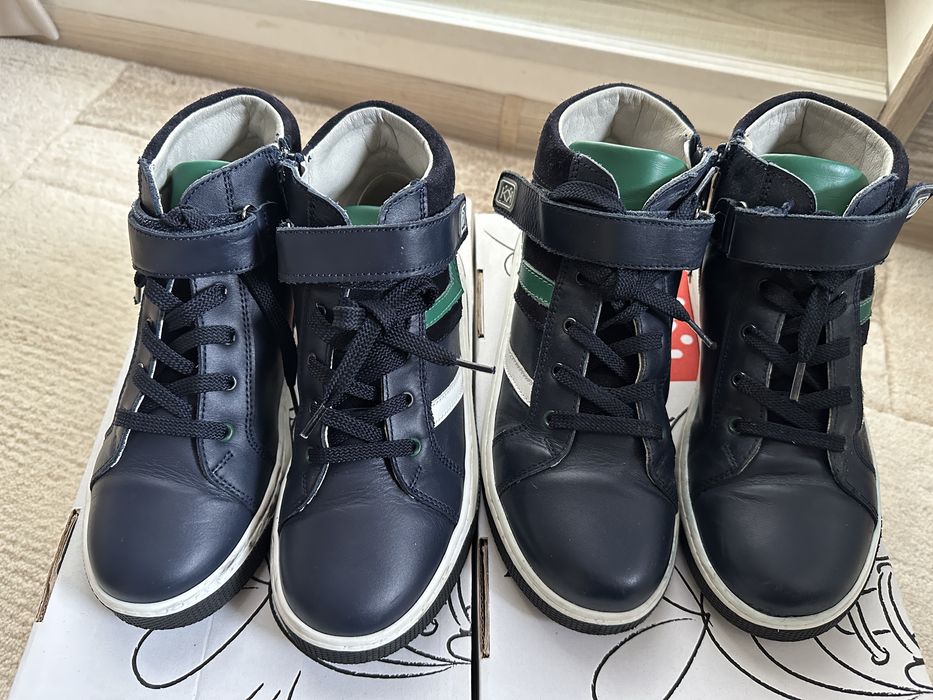 Детски зимни кожени боти обувки на Колев 34 и 35 номер