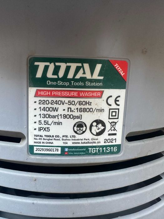 Продам мойку Total TGT11316 + пенобочёк