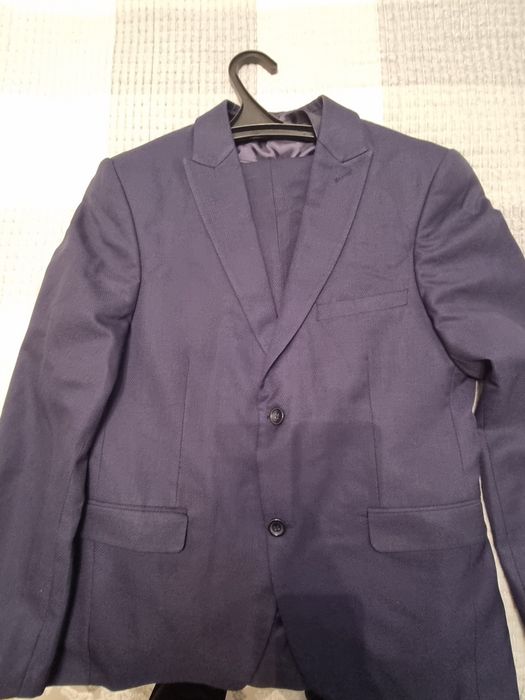 Тёмный синий костюм турецкий