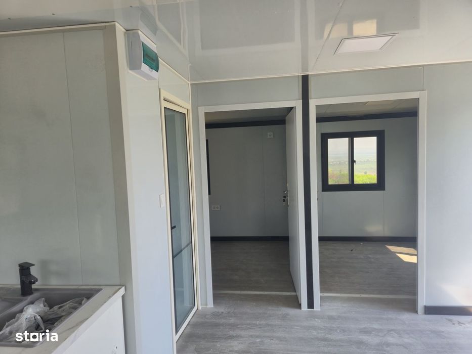 Casă modulară nouă în Tomești Dealul Crucii, 36 mp utili, teren 450 mp