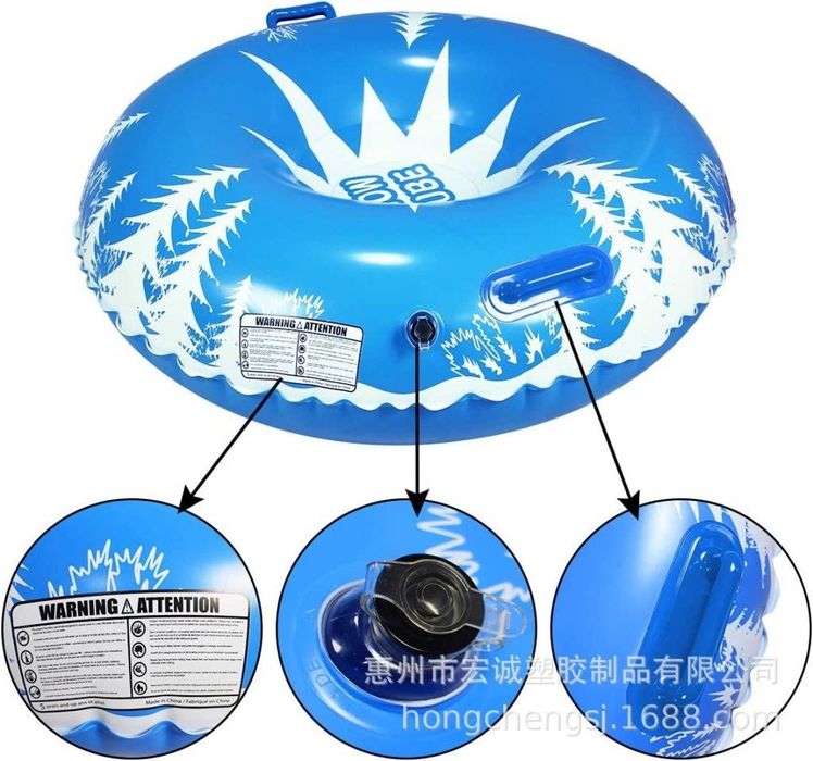 Надуваема шейна с удобни дръжки за захващане, за зима и лято.