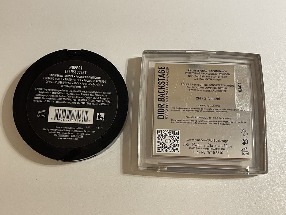 Pachet Dior + Nyx compact face/body powder bronzer
