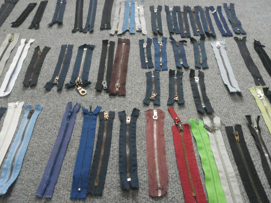 Набор молний (51 шт). Советские и импортные. Новые. Качество СССР