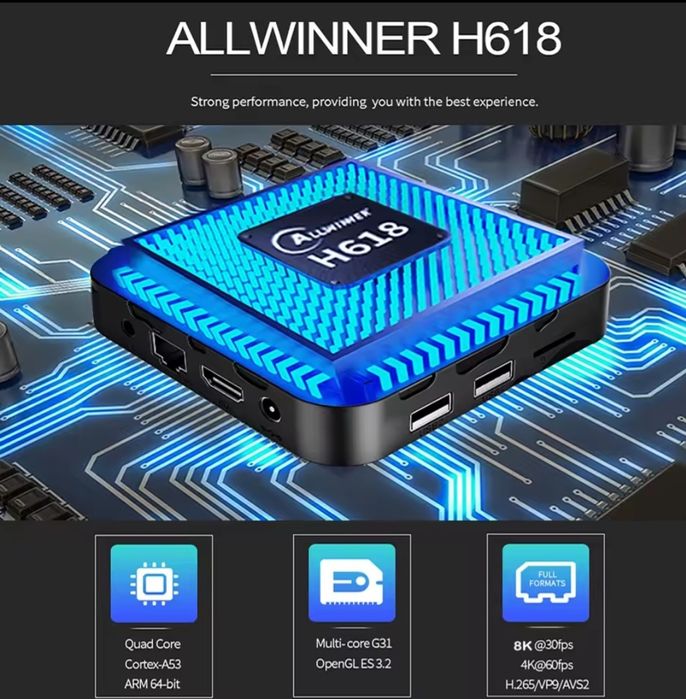 Smart TV box T95 MAX Android 14, Google assistant