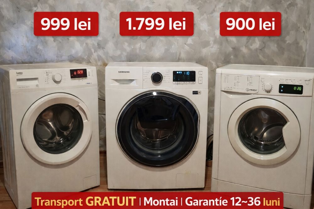 Reparații pe loc - Mașini de Spălat  Bucuresti & Intervenții Rapide