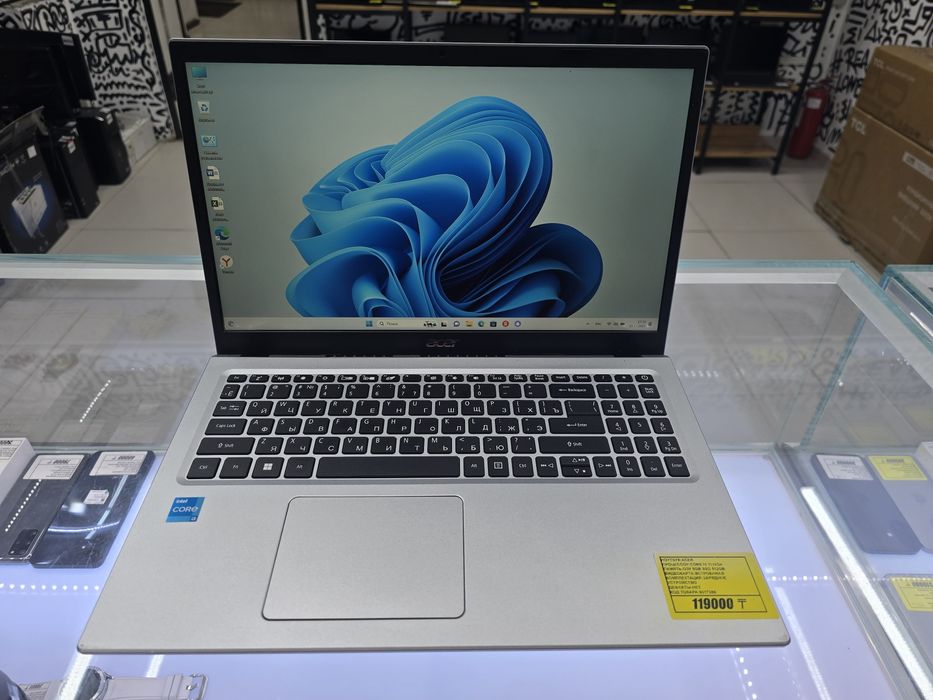 Ноутбук Acer core i3 1115g4 озу 8gb ssd512gb рассрочка Магазин Реал
