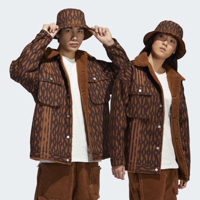 Adidas x IVY Park Monogram Denim Jacket ОРИГИНАЛНО яке - L-XL