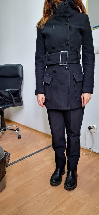 Черно палто, Terranova, размер xs