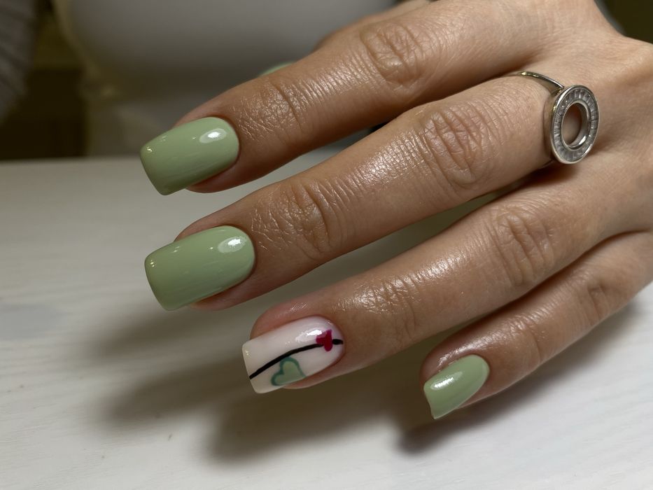 Маникюр 5500 с укреплением