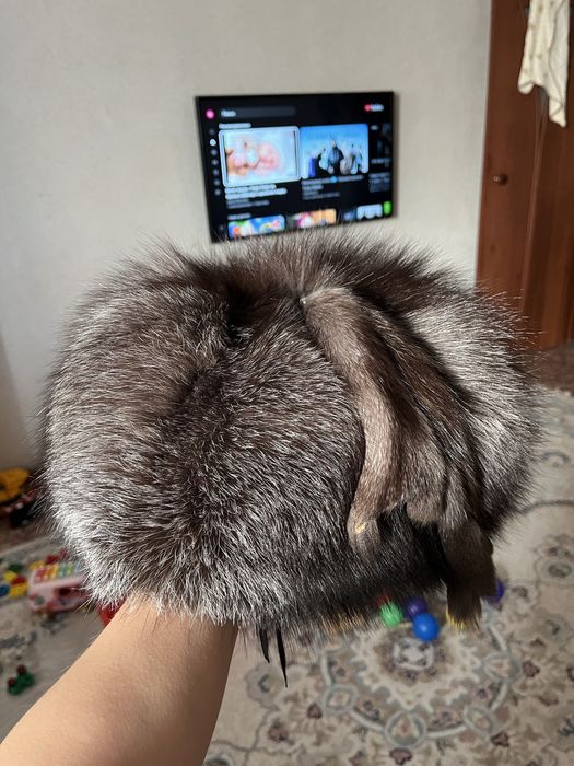 Шапка чернобурка