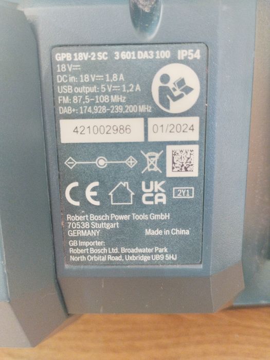 Bosch Professional GBP 18V-2