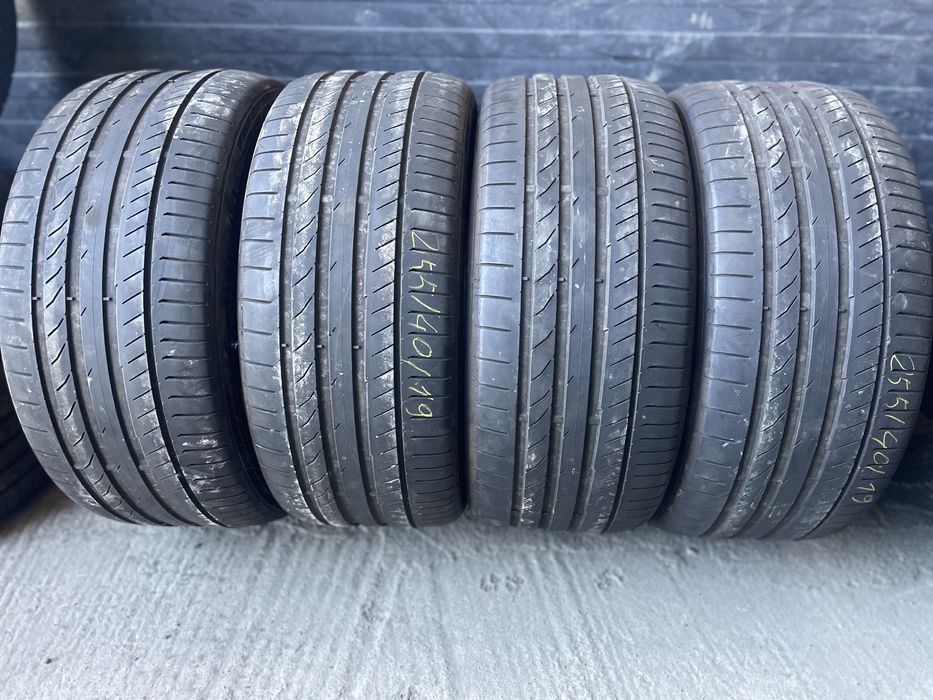 4X 255 40 19 Continental Sport Contact 5