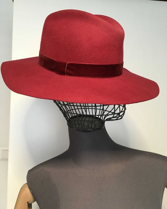 Max & Co. "Esercito" felt fedora hat капела вълна
