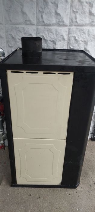 Камина на дърва 24kw с водна риза + пълно оборудване