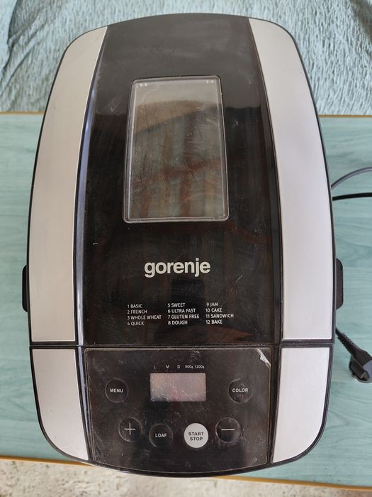 Masina de paine, Gorenje BM1210BK, 800W, Negru