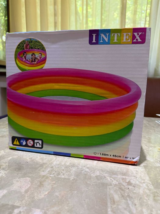 Детский бассейн Радуга INTEX | Новый | от 3х лет