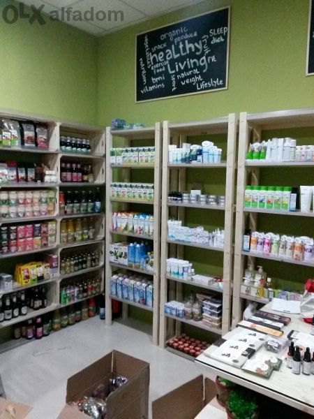 Обзавеждане за био магазин тип палети и щайги