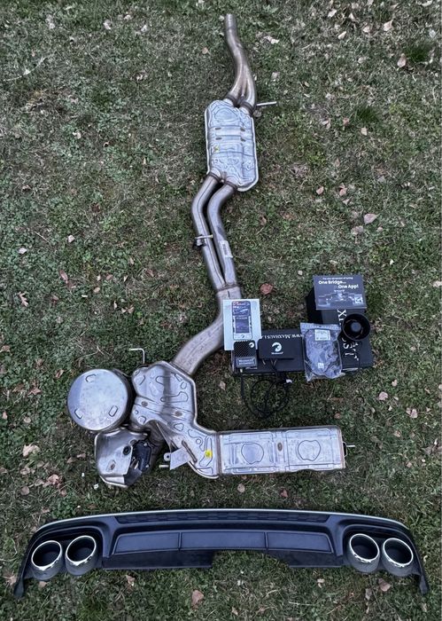 Пълна тунинг конверсия Audi A6 C8 към S6 RS6 C8 Active Sound дифузьор