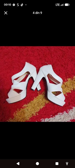 Sandale dama cu platforma și toc gros