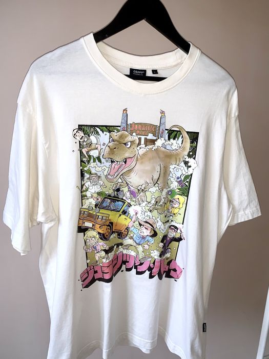 Бежова тениска CROPP Jurassic Park L размер - НОВА