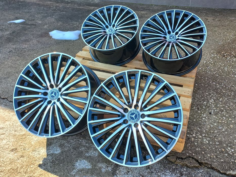 20 Mercedes /AMG 8.5j et35 9.5j et40 W221 W222 W223 Black Polish