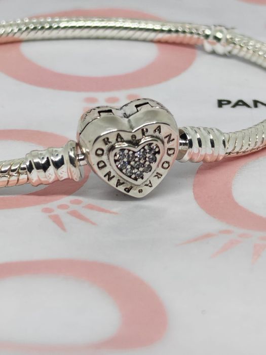 Brățara Nouă Pandora Moments Heart silver S925 Ale