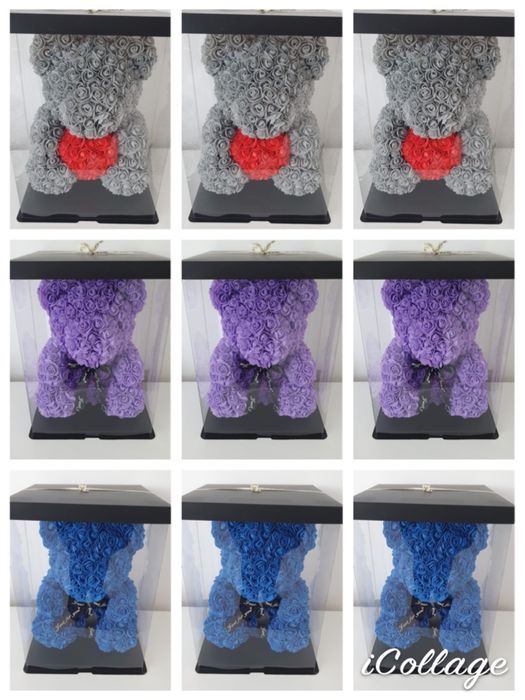 Figurina ursulet decor floral