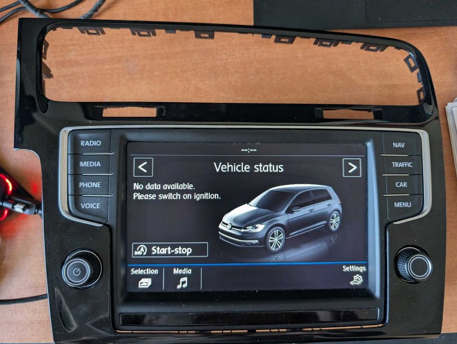 MIB2 Navigatie Golf 7 Volkswagen cu Display Mare 8 inch Ecran mare