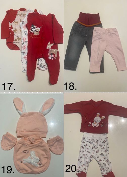 Бебешки дрешки 0-3м H&M, Mayoral, Next, Pepco, Sinsay и други