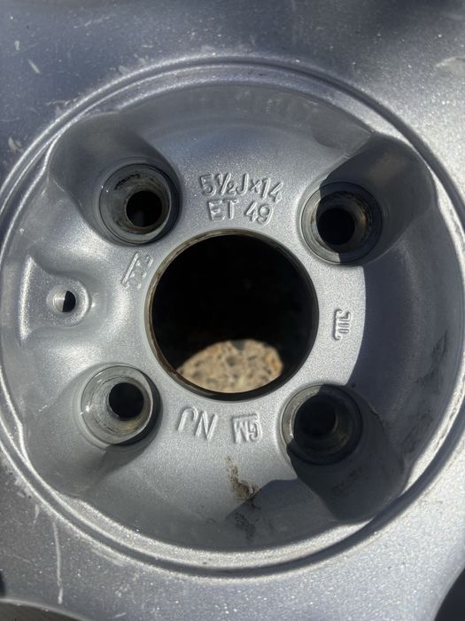 4 броя Алуминиеви джанти за Опел / Opel с гуми “ 14 - ки