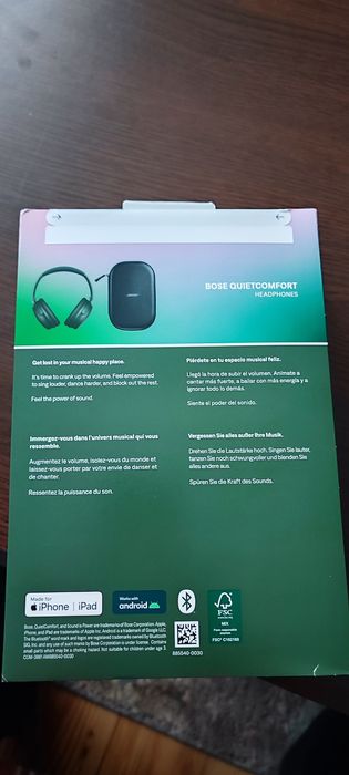 Casti Bose QuietComfort Green Garanție