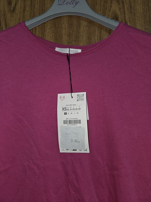 Tricou Zara S nou cu eticheta
