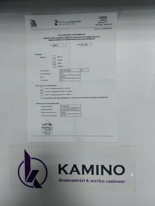 Tahograf Digital VDO 2012