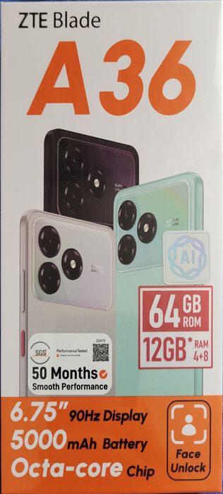 ZTE A36 продается новый