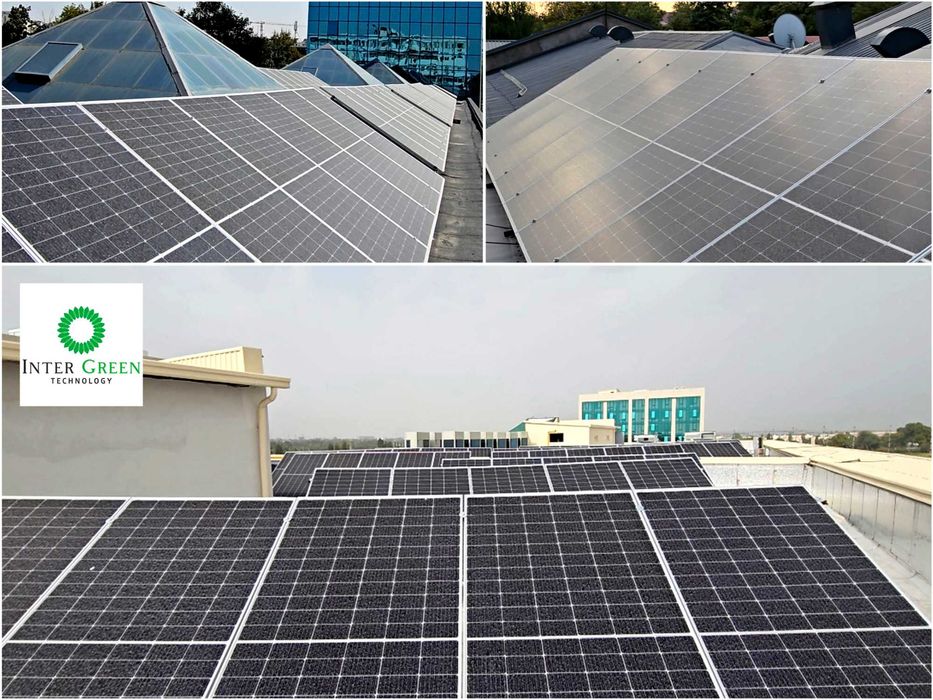 Установка солнечный панель подключ | Quyosh panel chegirma narxda!