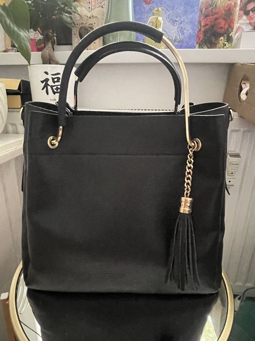 Geanta Neagra Piele Naturala