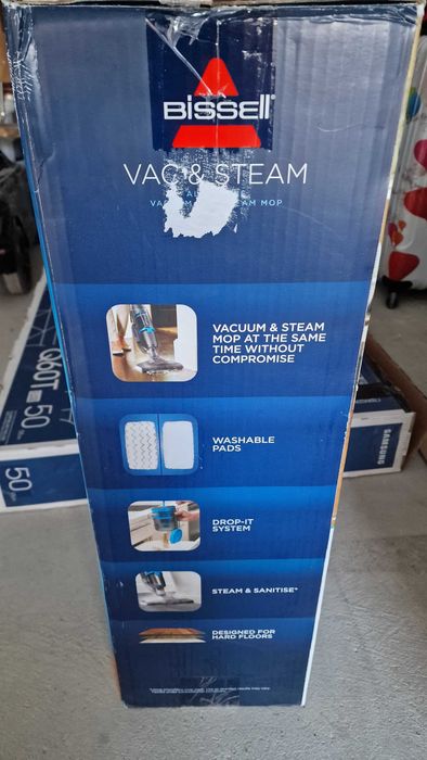 Bissell 1977N прахосмукачка с функция парочистачка, 1.35L, 1600W, син