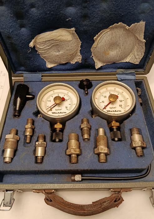 Manometru diesel vechi ungaria 1968