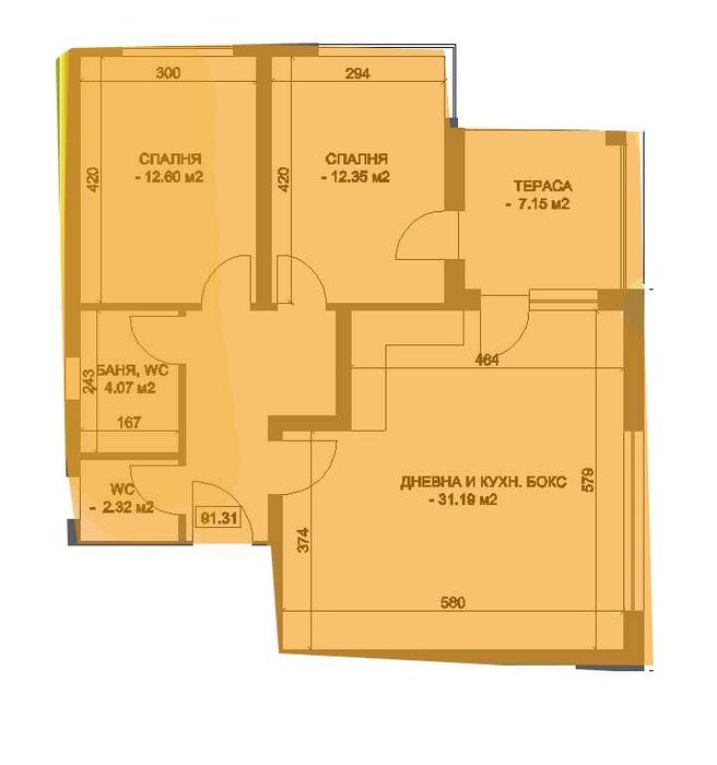 Продава се Тристаен апартамент в Пловдив, Коматево - 103 кв.м за 830 €/кв.м - Снимка #11