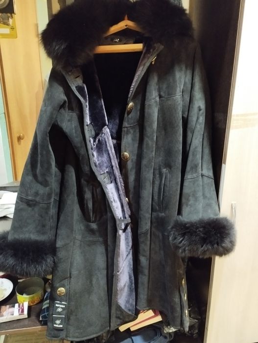 Женская дублёнка искусственная