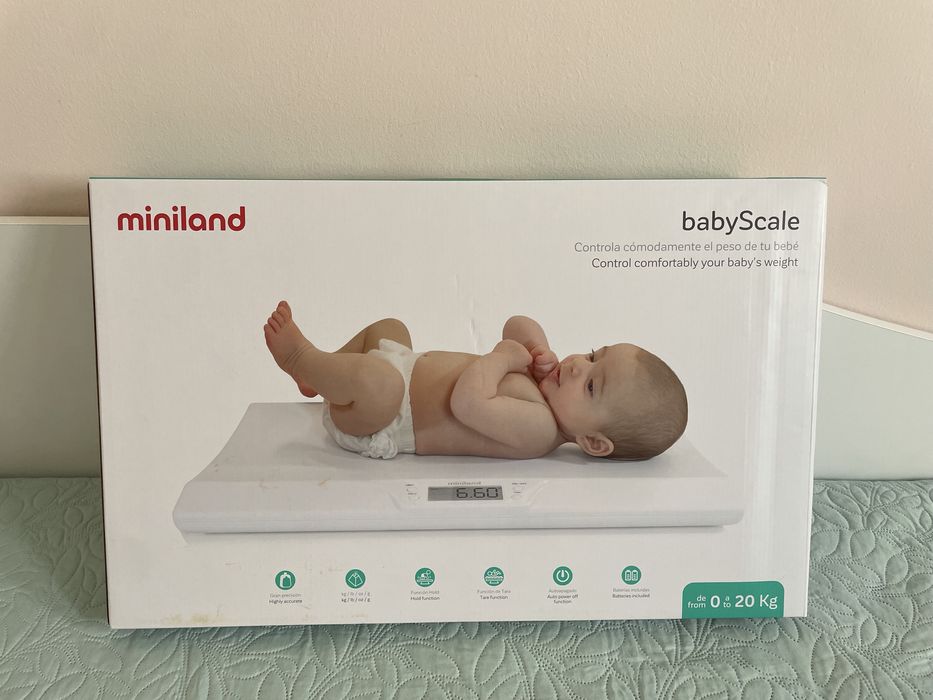 Бебешки кантар Miniland Baby Scale