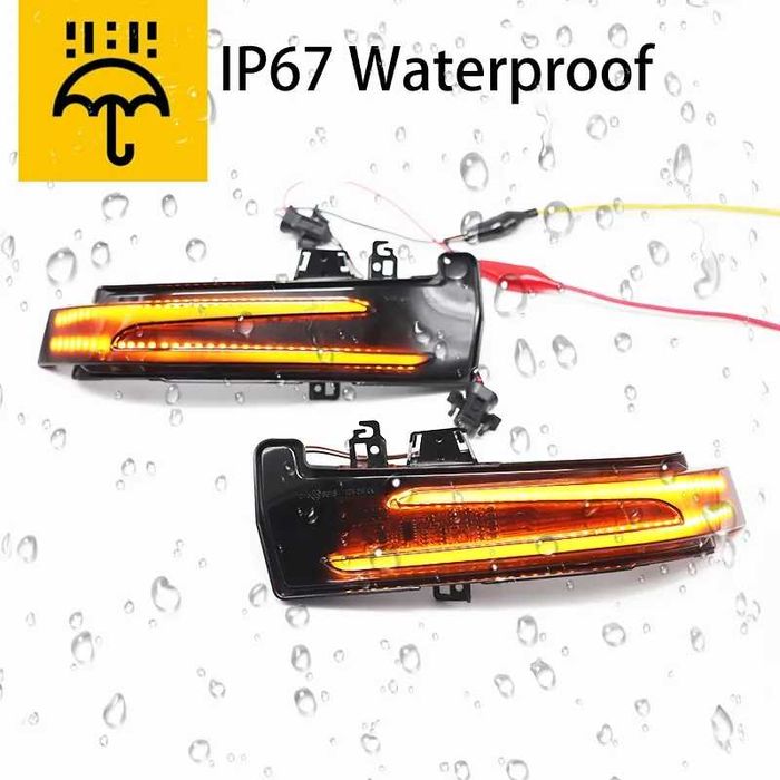 Лед Динамични мигачи за Мерцедес