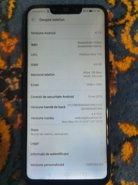 Telefon Huawei Mate 20 lite dual sim