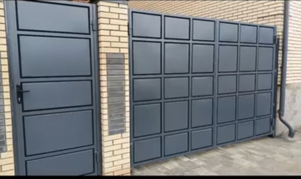 Ворота хайтэк лофт откатные ворота.