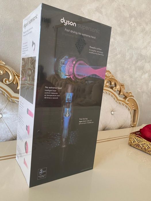 Uscator de par Dyson Supersonic HD07 Fier/Fuchsia,5 accesorii