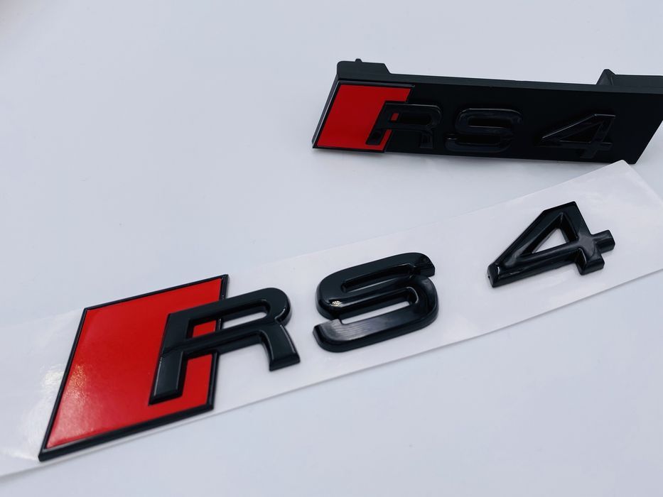 Set Embleme Audi RS 4 negru