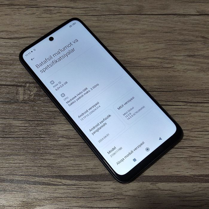 Redmi 10 5G sotiladi dastavka xizmati bor