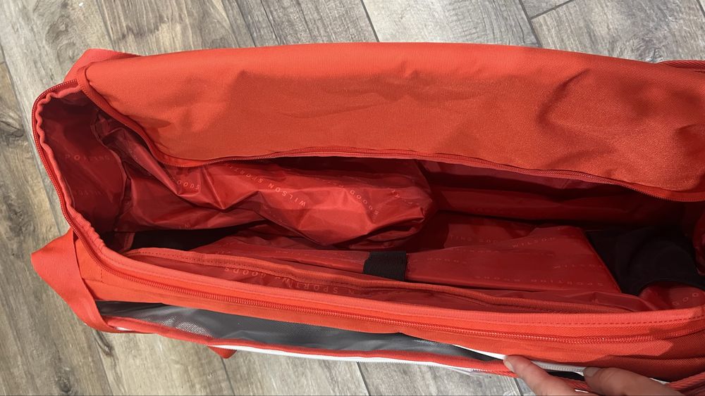 Wilson Super Tour Red Coaches Duffel / тенис чанта
