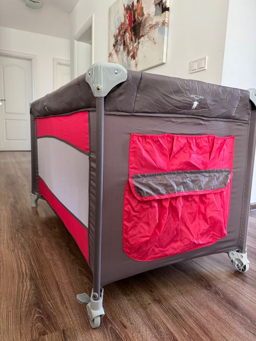 Pătuț pliabil TEX cu saltea