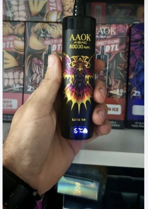Vape 80.000 Puffs Narghilea Abur Mult Reincarcabil